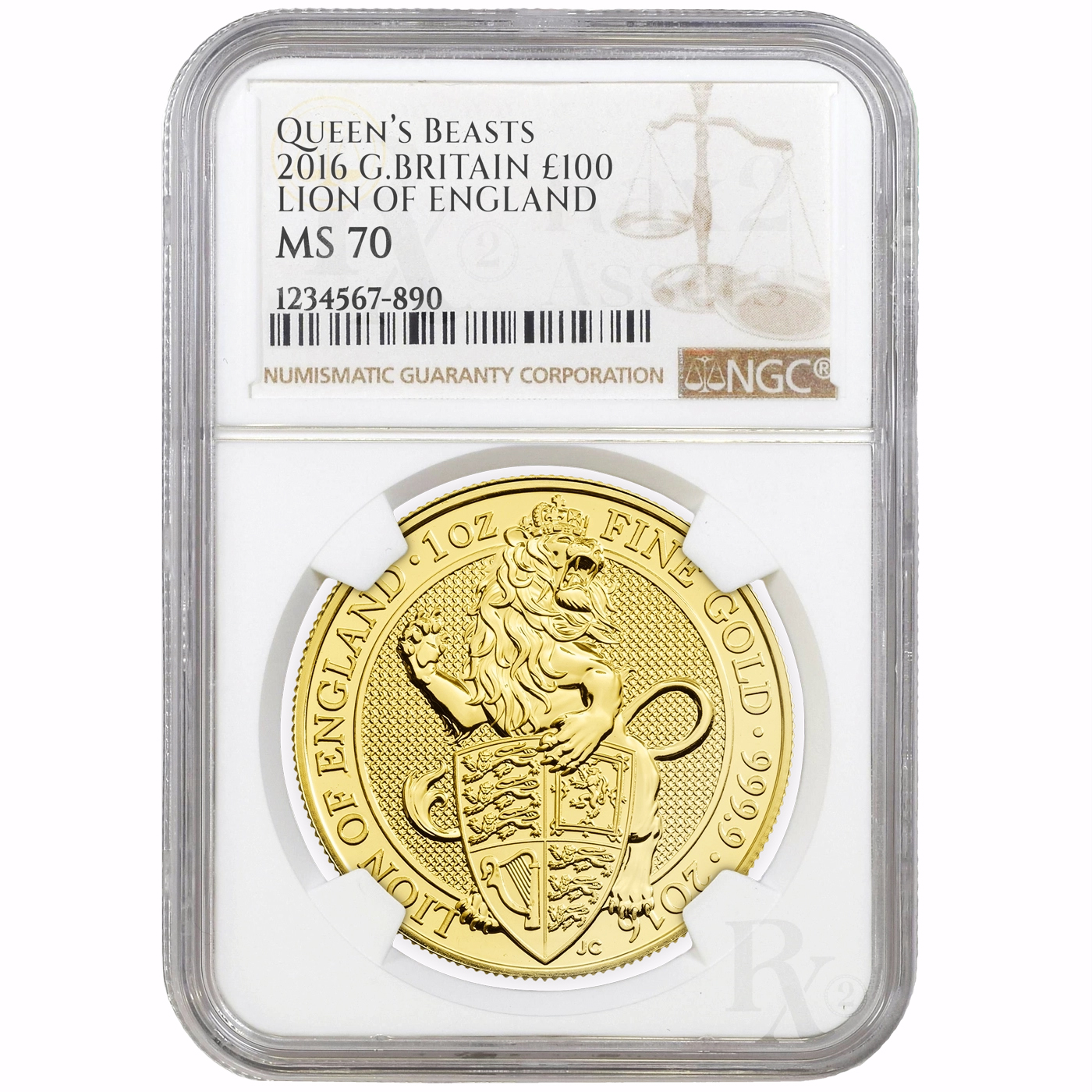 Queen’s Beasts Lion of England 2016 1oz