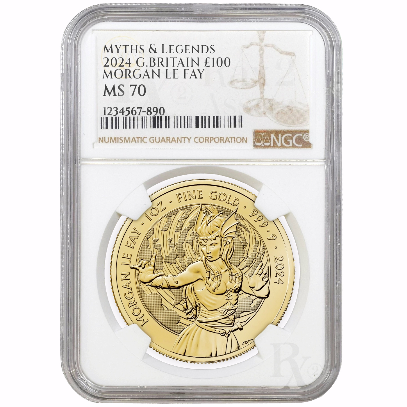 Myths and Legends Morgan le Fay 2024 1oz