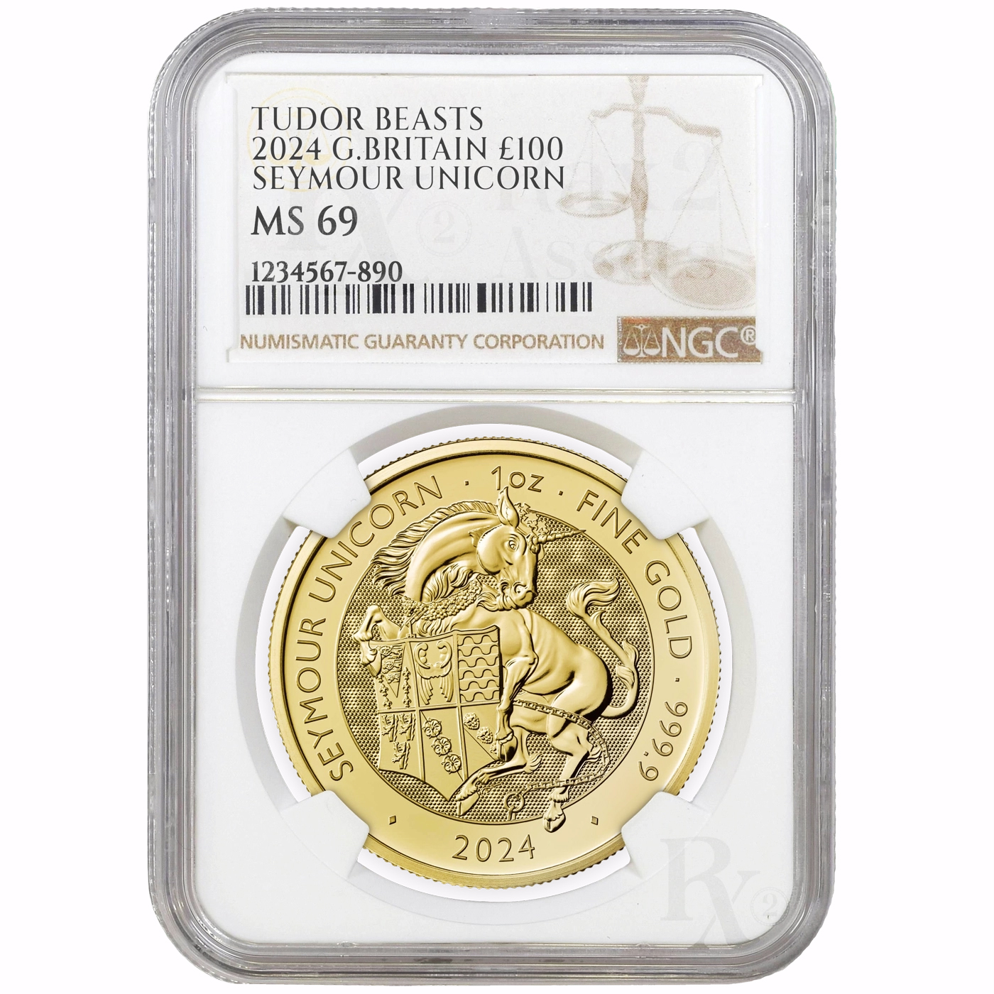 Tudor Beasts Seymour Unicorn 2024 1oz - rax2assets.com