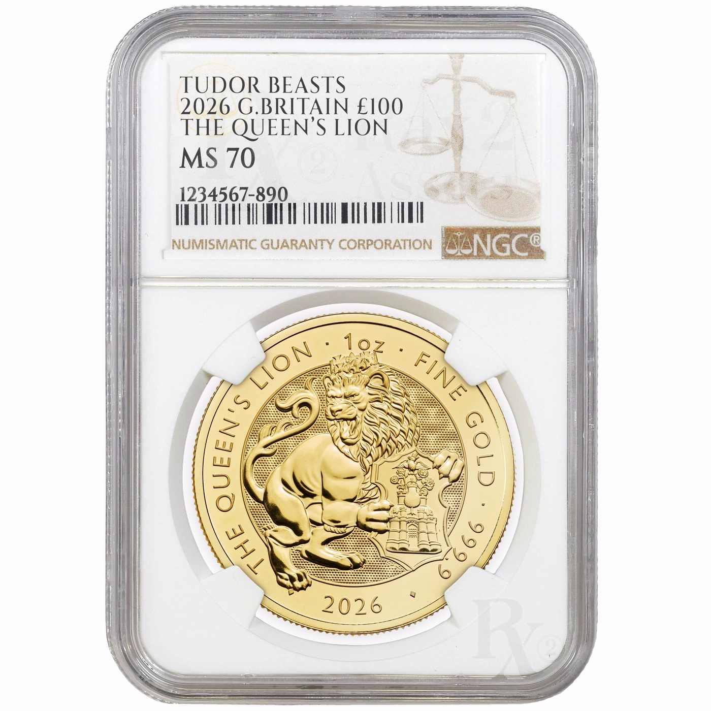 Tudor Beasts The Queens Lion 2026 1oz
