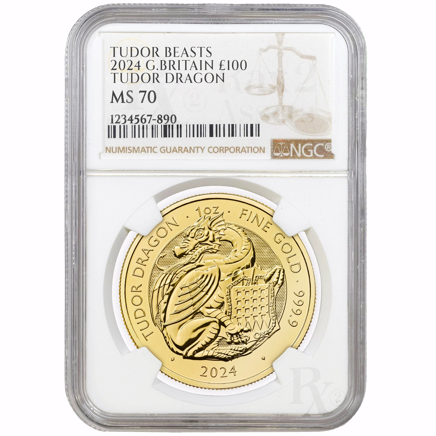 Tudor Beasts Tudor Dragon 2024 1oz