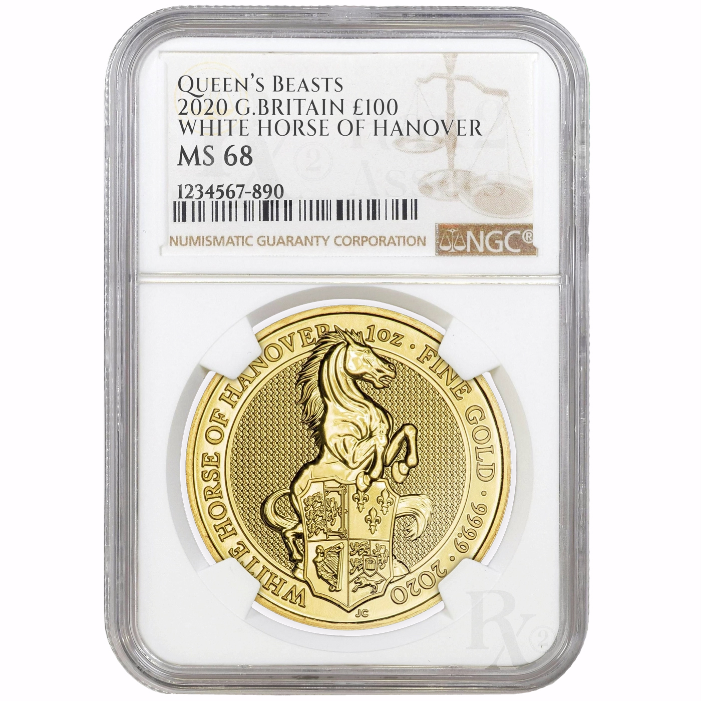 Queens Beasts White Horse 2020 1oz