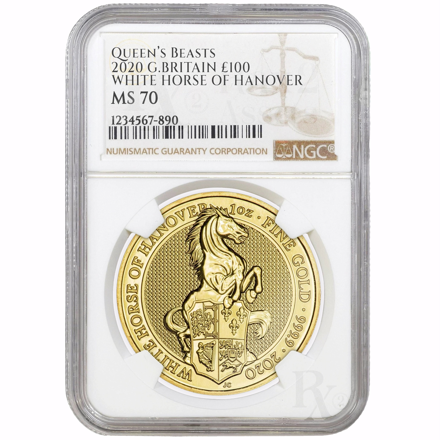 Queens Beasts White Horse 2020 1oz
