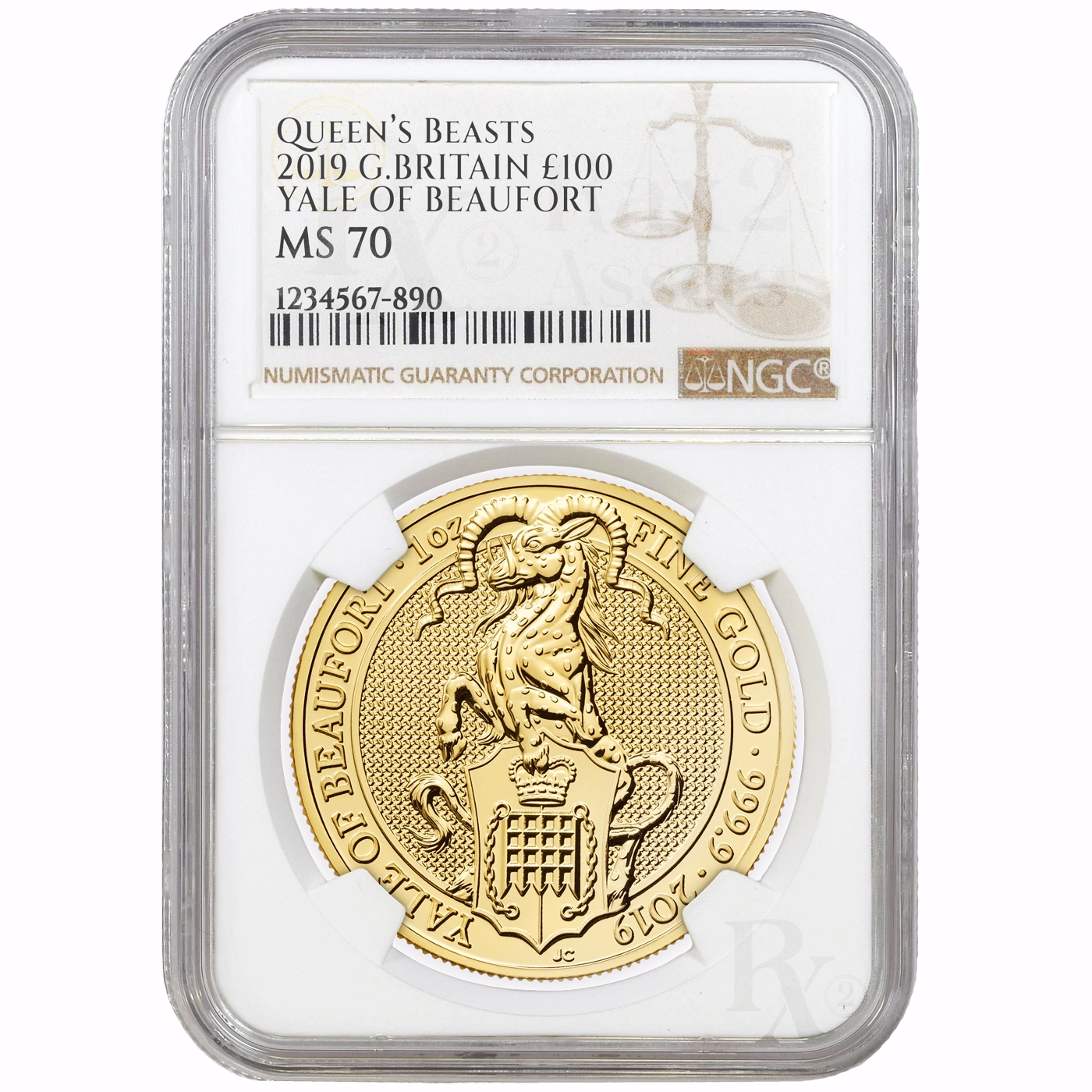 Queens Beasts Yale of Beaufort 2019 1oz